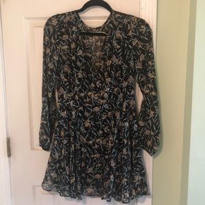 Urban outfitters long sleeve daisy dress